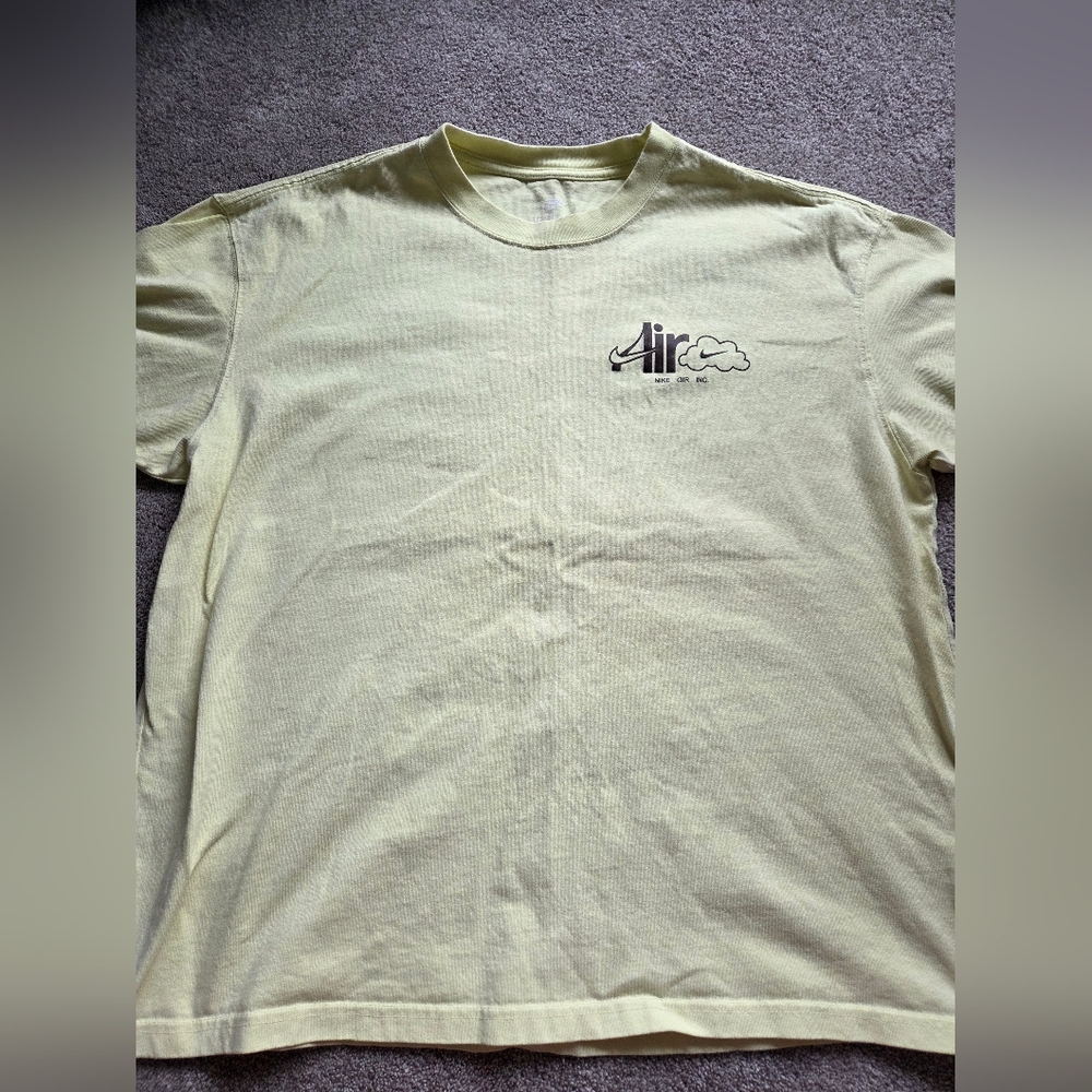 Nike Air Light Yellow Short Sleeve Tee